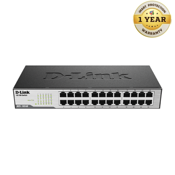 Dlink 24‑Port Fast Ethernet Unmanaged Desktop Switch